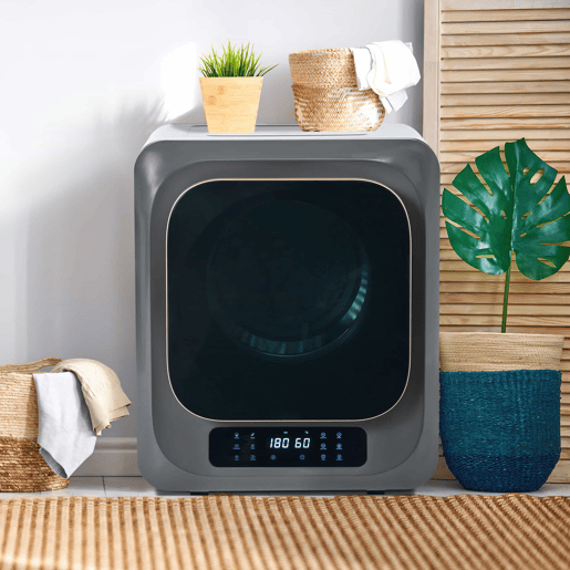 Secadora de condensação 3-4 kg - 850 W, 6 programas, 6 funções, filtro múltiplo - Cinza Secadora de condensação 3-4 kg - 850 W, 6 programas, 6 funções, filtro múltiplo - Cinza