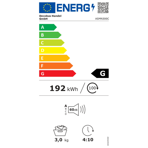 Secadora de condensação 3-4 kg - 850 W, 6 programas, 6 funções, filtro múltiplo - Cinza Secadora de condensação 3-4 kg - 850 W, 6 programas, 6 funções, filtro múltiplo - Cinza