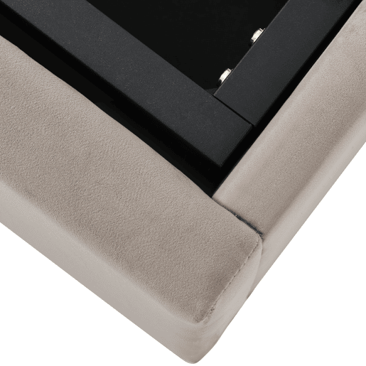Cama individual 90x200 cm - Cabeceira ajustável, cama com estrado de metal, veludo, estrutura moderna com arrumação - Cinza claro Cama individual 90x200 cm - Cabeceira ajustável, cama com estrado de metal, veludo, estrutura moderna com arrumação - Cinza claro