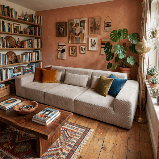 Sofá modular Horizon, 3 lugares, para sala de estar e sala de jantar, bege, 307 cm Sofá modular Horizon, 3 lugares, para sala de estar e sala de jantar, bege, 307 cm