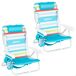 Aktive - Pack 2 sillas playa aluminio 5 posiciones Aktive - Pack 2 sillas playa aluminio 5 posiciones Multicolor