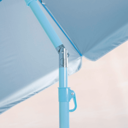 Aktive Guarda-sol de praia inclinável com proteção UV50 D220 cm Aktive Guarda-sol de praia inclinável com proteção UV50 D220 cm