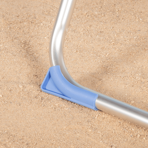 Pack 2 cadeiras de praia altas com múltiplas posições, 48x60x90 cm, listradas