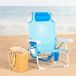 Aktive - Pack 2 sillas playa plegable con mochila y bolsillo Aktive - Pack 2 sillas playa plegable con mochila y bolsillo Azul