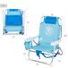 Aktive - Pack 2 sillas playa plegable con mochila y bolsillo Aktive - Pack 2 sillas playa plegable con mochila y bolsillo Azul