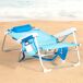 Aktive - Pack 2 sillas playa plegable con mochila y bolsillo Aktive - Pack 2 sillas playa plegable con mochila y bolsillo Azul
