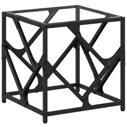 Mesa de Centro, Mesa baixa, c topo em vidro transparente 40x40x41 cm aço Mesa de Centro, Mesa baixa, c topo em vidro transparente 40x40x41 cm aço