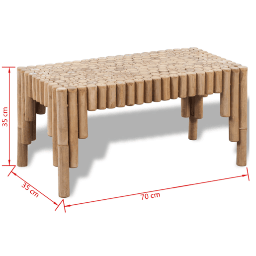 Mesa de Centro, Mesa baixa, em bambu