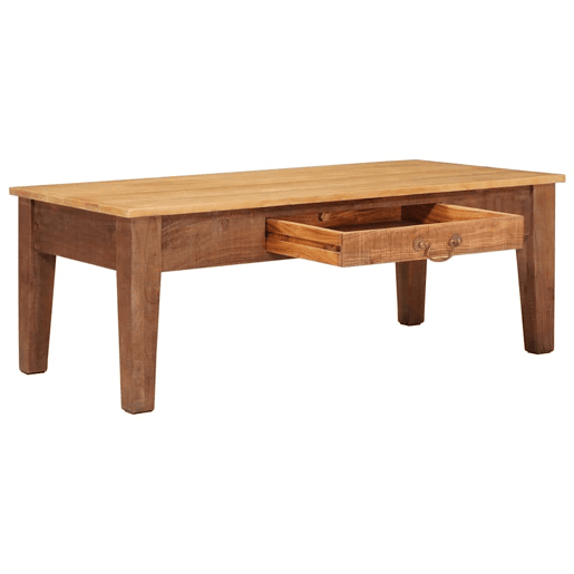 Mesa de Centro, Mesa baixa, com gaveta Castanho 110 x 55 x 40 cm Mesa de Centro, Mesa baixa, com gaveta Castanho 110 x 55 x 40 cm