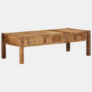 Mesa de Centro, Mesa baixa, com gaveta Castanho 110 x 54 x 35 cm