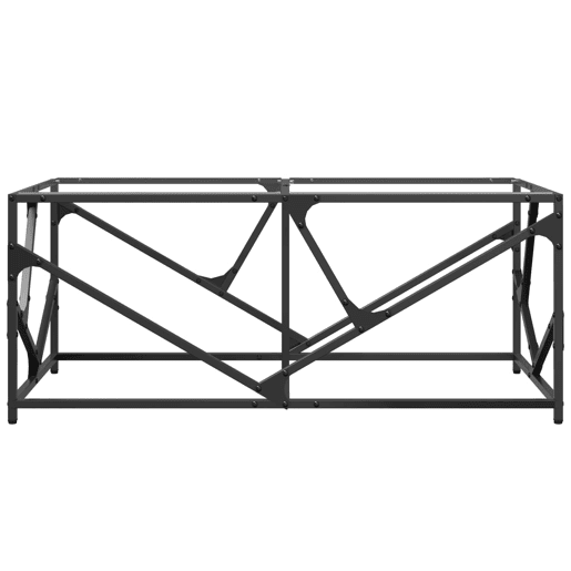 Mesa de Centro, Mesa baixa, c topo em vidro transparente 98,5x50x41 cm aço Mesa de Centro, Mesa baixa, c topo em vidro transparente 98,5x50x41 cm aço