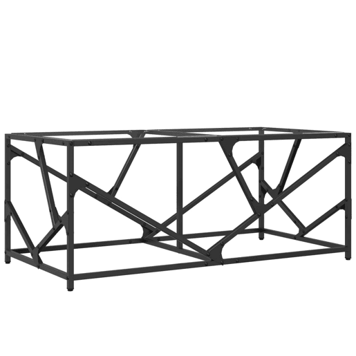 Mesa de Centro, Mesa baixa, c topo em vidro transparente 98,5x50x41 cm aço Mesa de Centro, Mesa baixa, c topo em vidro transparente 98,5x50x41 cm aço