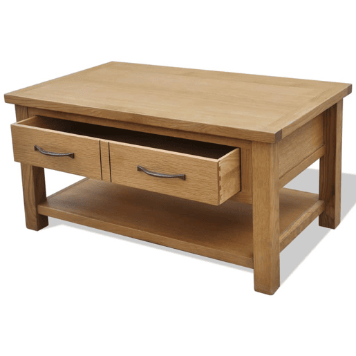 Mesa de Centro, Mesa baixa, 88x53x45 cm madeira carvalho maciça Mesa de Centro, Mesa baixa, 88x53x45 cm madeira carvalho maciça