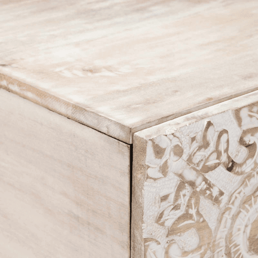 Mesa de Centro, Mesa baixa, Branco 100 x 54 x 40 cm Madeira de manga maciça Mesa de Centro, Mesa baixa, Branco 100 x 54 x 40 cm Madeira de manga maciça