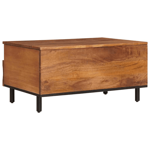 Mesa de Centro, Mesa baixa, Castanho 80 x 54 x 40 cm Madeira de manga maciça