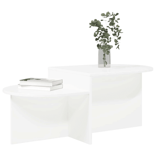 Mesa de Centro, Mesa baixa, Branco 100 x 50 x 40 cm Derivados de Madeira Mesa de Centro, Mesa baixa, Branco 100 x 50 x 40 cm Derivados de Madeira