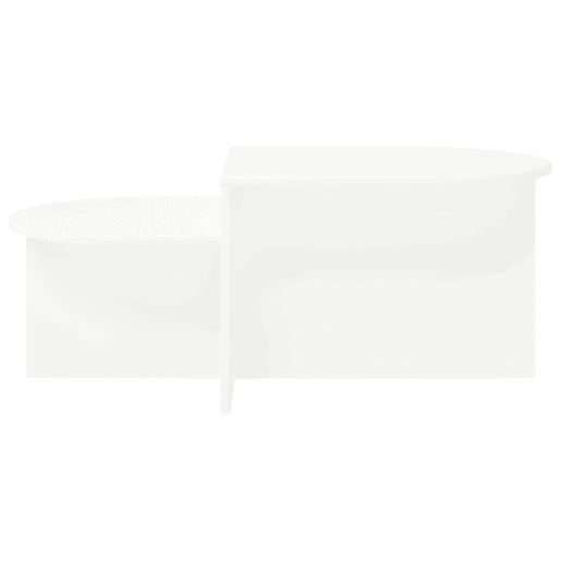 Mesa de Centro, Mesa baixa, Branco 100 x 50 x 40 cm Derivados de Madeira Mesa de Centro, Mesa baixa, Branco 100 x 50 x 40 cm Derivados de Madeira