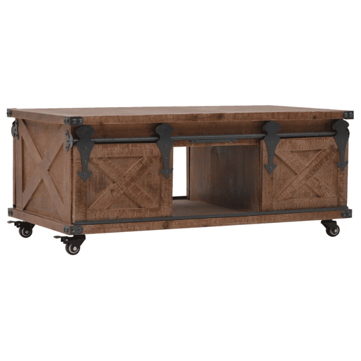 Mesa de Centro, Mesa baixa, em madeira de abeto maciça 91x51x38 cm castanho Mesa de Centro, Mesa baixa, em madeira de abeto maciça 91x51x38 cm castanho