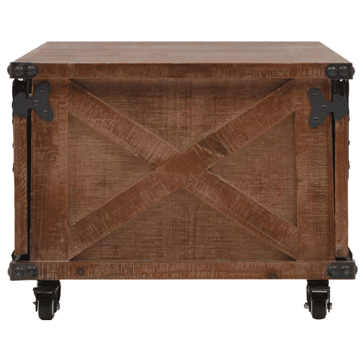 Mesa de Centro, Mesa baixa, em madeira de abeto maciça 91x51x38 cm castanho Mesa de Centro, Mesa baixa, em madeira de abeto maciça 91x51x38 cm castanho