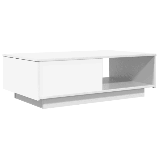 Mesa de Centro, Mesa baixa, Branco 95 x 55 x 31 cm Madeira processada Mesa de Centro, Mesa baixa, Branco 95 x 55 x 31 cm Madeira processada