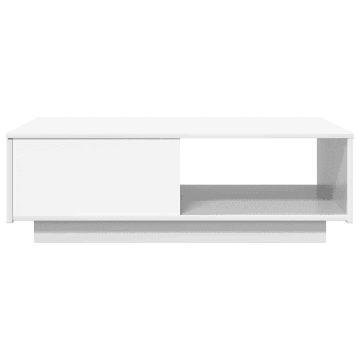 Mesa de Centro, Mesa baixa, Branco 95 x 55 x 31 cm Madeira processada Mesa de Centro, Mesa baixa, Branco 95 x 55 x 31 cm Madeira processada