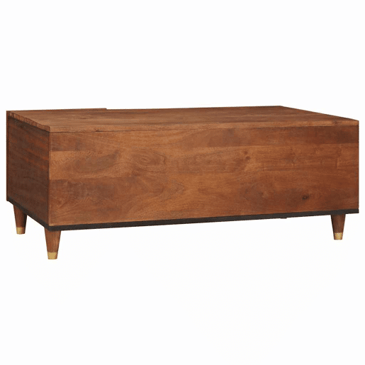 Mesa de Centro, Mesa baixa, 100 x 54 x 40 cm Madeira de manga maciça