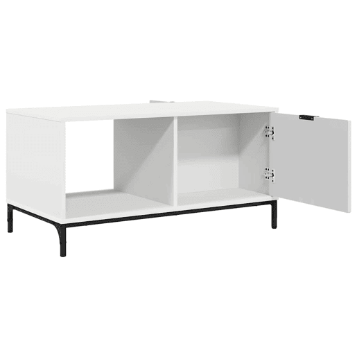 Mesa de Centro, Mesa baixa, Branco 90 x 49 x 46 cm Madeira processada Mesa de Centro, Mesa baixa, Branco 90 x 49 x 46 cm Madeira processada