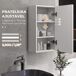 Armario de Pared MDF kleankin, hogar - baño Armario de Pared MDF kleankin, hogar - baño Blanco