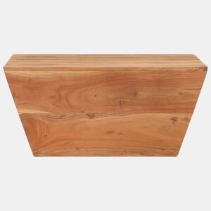 Mesa de Centro, Mesa baixa, em forma de V 66x66x30 cm acácia maciça