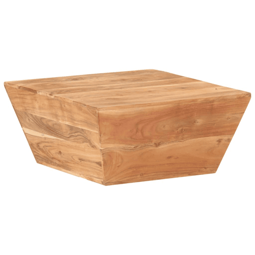 Mesa de Centro, Mesa baixa, em forma de V 66x66x30 cm acácia maciça Mesa de Centro, Mesa baixa, em forma de V 66x66x30 cm acácia maciça