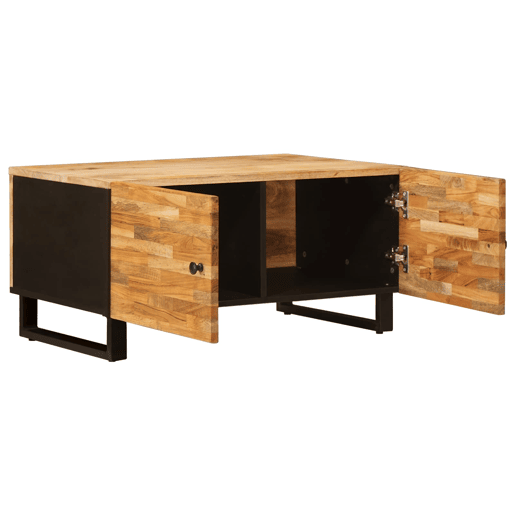 Mesa de Centro, Mesa baixa, Castanho 80 x 50 x 40 cm Madeira de manga maciça Mesa de Centro, Mesa baixa, Castanho 80 x 50 x 40 cm Madeira de manga maciça