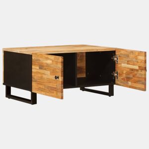 Mesa de Centro, Mesa baixa, Castanho 80 x 50 x 40 cm Madeira de manga maciça