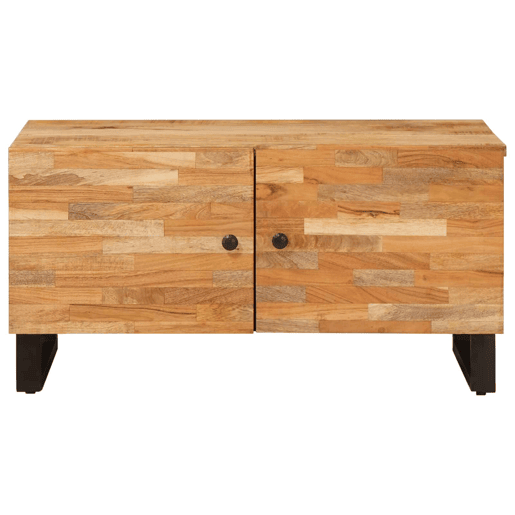 Mesa de Centro, Mesa baixa, Castanho 80 x 50 x 40 cm Madeira de manga maciça Mesa de Centro, Mesa baixa, Castanho 80 x 50 x 40 cm Madeira de manga maciça