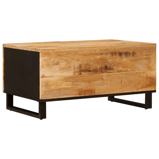 Mesa de Centro, Mesa baixa, Castanho 80 x 50 x 40 cm Madeira de manga maciça Mesa de Centro, Mesa baixa, Castanho 80 x 50 x 40 cm Madeira de manga maciça