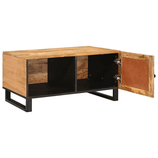 Mesa de Centro, Mesa baixa, Natural 80 x 50 x 40 cm Madeira de manga maciça Mesa de Centro, Mesa baixa, Natural 80 x 50 x 40 cm Madeira de manga maciça