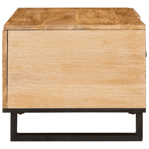 Mesa de Centro, Mesa baixa, Natural 80 x 50 x 40 cm Madeira de manga maciça Mesa de Centro, Mesa baixa, Natural 80 x 50 x 40 cm Madeira de manga maciça