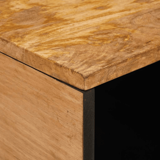 Mesa de Centro, Mesa baixa, Natural 80 x 50 x 40 cm Madeira de manga maciça Mesa de Centro, Mesa baixa, Natural 80 x 50 x 40 cm Madeira de manga maciça