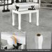 Banco de Piano PU, Madera de Caucho HOMCOM Banco de Piano PU, Madera de Caucho HOMCOM Blanco