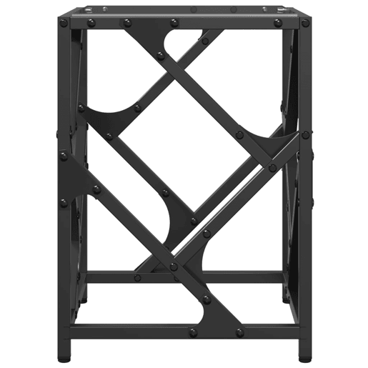 Mesa de Centro, Mesa baixa, c topo em vidro transparente 30x30x41 cm aço Mesa de Centro, Mesa baixa, c topo em vidro transparente 30x30x41 cm aço