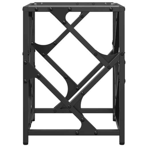 Mesa de Centro, Mesa baixa, c topo em vidro transparente 30x30x41 cm aço Mesa de Centro, Mesa baixa, c topo em vidro transparente 30x30x41 cm aço