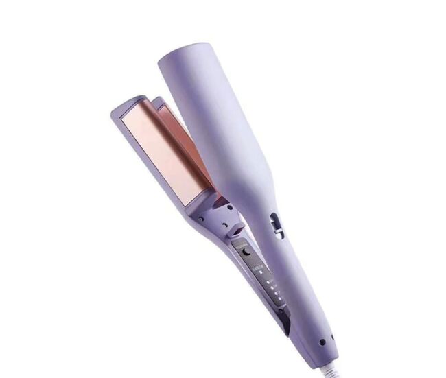 Rizador ondulador de pelo klack ondas francesas 32 mm con cerámica, iones negativos, 4 temperaturas y calentamiento rápido