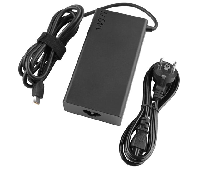 Cargador klack usb-c 140w para portátil lenovo 20v 7a, compatible con slim pro, yoga pro, ideapad pro, legion y thinkpad