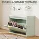 Banco Zapatero MDF, Lino Sintético HOMCOM Banco Zapatero MDF, Lino Sintético HOMCOM Marrón