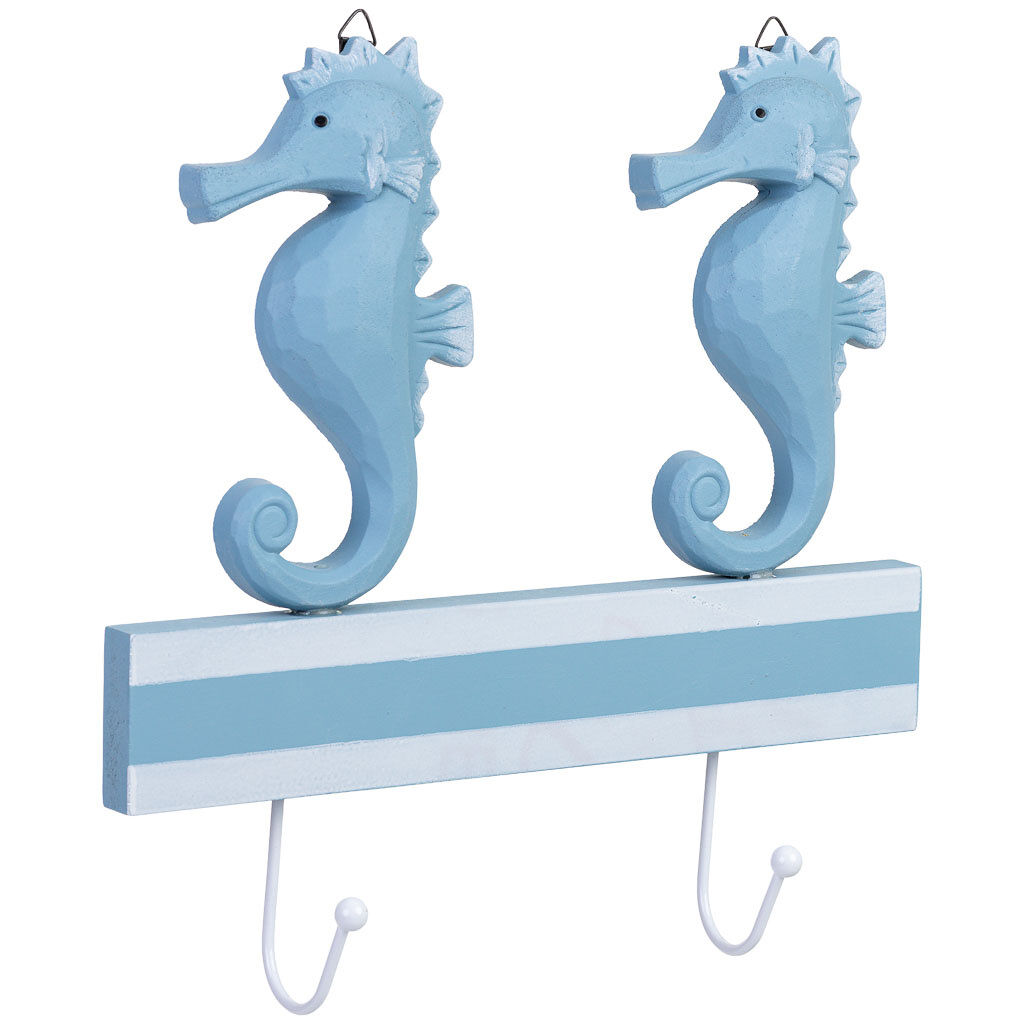 Percha de pared con 2 ganchos