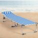 Aktive - Pack 2 tumbonas playa plegables aluminio 5 posiciones Aktive - Pack 2 tumbonas playa plegables aluminio 5 posiciones Azul