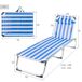 Aktive - Pack 2 tumbonas playa plegables aluminio 5 posiciones Aktive - Pack 2 tumbonas playa plegables aluminio 5 posiciones Azul