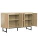 Aparador Naturaleza de Madera con 4 Puertas de Ratán Natural Aparador Naturaleza de Madera con 4 Puertas de Ratán Natural Madera