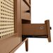 Aparador Rústico de Madera con 2 Puertas de Ratán Aparador Rústico de Madera con 2 Puertas de Ratán Madera