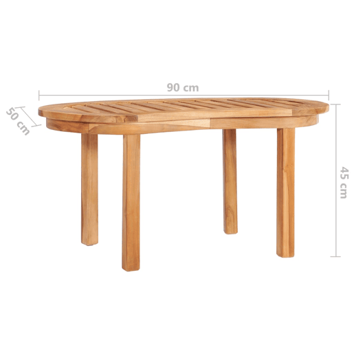 Mesa de Centro, Mesa baixa, 90x50x45 cm madeira de teca maciça Mesa de Centro, Mesa baixa, 90x50x45 cm madeira de teca maciça