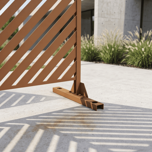 Parede divisória Kekan aço 180 x 90 cm Castanho casa.pro Parede divisória Kekan aço 180 x 90 cm Castanho casa.pro